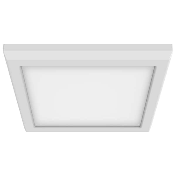 Nuvo BLINK Pro, 11 Watt, 7 Inch LED Fixture, 4000K, Square Shape, White Finish, 120/277 Volts 62/1749 - main